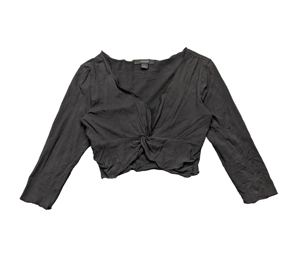 Vintage Express Blouse Womens Small 90s Whimsigoth Layer Y2K Dark Goth Fairy Top